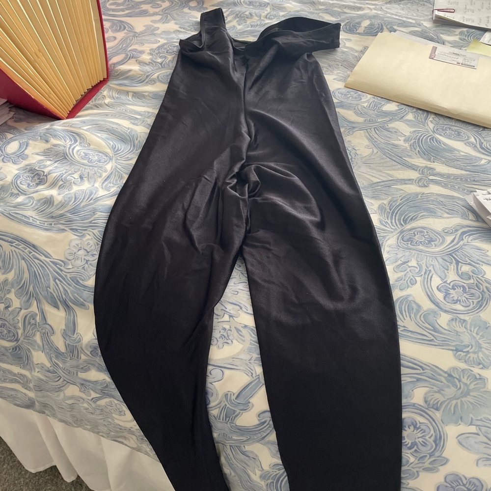 Women's/Girls Black Unitard